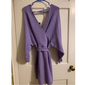 Lilac sweater dress